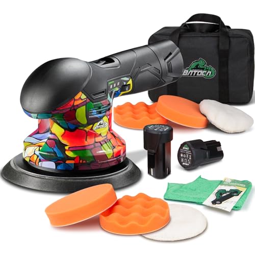 BATOCA S3 Upgrade Polisseuse Compacte Sans Fil,Excentrique Voiture Polisseur Orbitale...