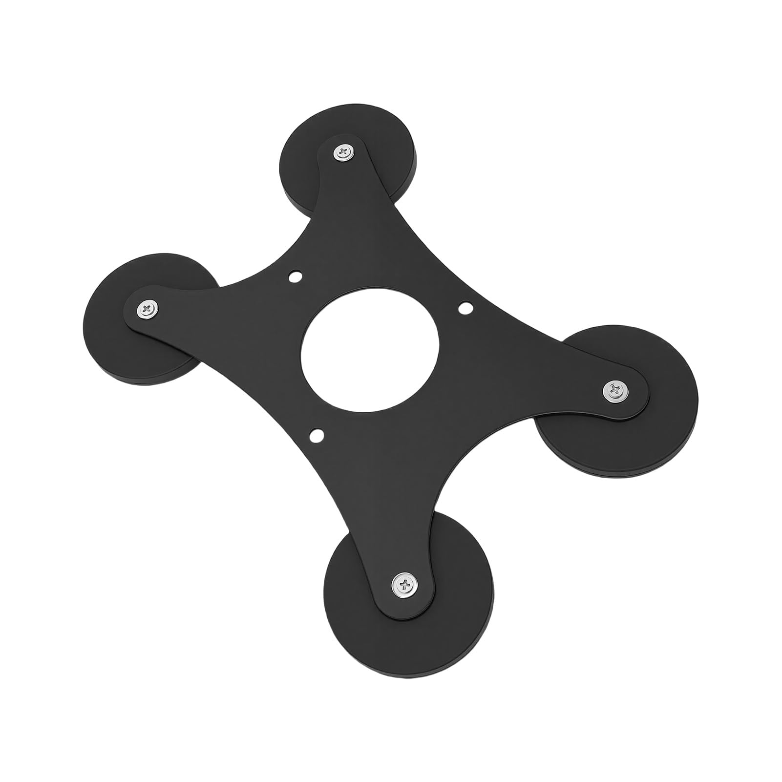 Generic Supporto Magnetico da Tetto per Auto Resistente da 240 Libbre per Adatto per Mini, Supporto per Antenna a Sgancio Rapido Senza Trapano per Veicolo, Fuoristrada in Lega di Alluminio per