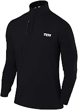 TCA Maglia Termica Uomo Fusion PRO - Maglia da Corsa con Maniche Lunghe e Zip - Tecnologia Quickdry