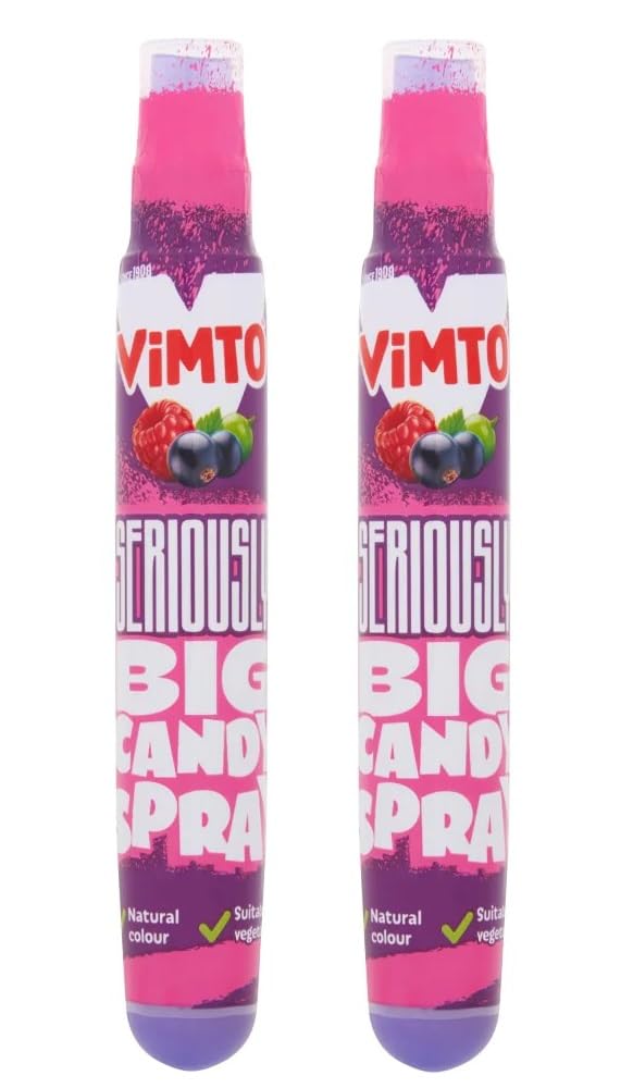Vimto Seriously Big Candy Spray 80ml (Pack of 2) 80g