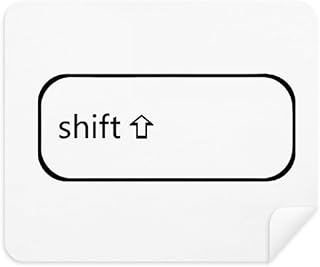 Keyboard Symbol Shift Cleaning Cloth Screen Cleaner 2pcs Suede Fabric