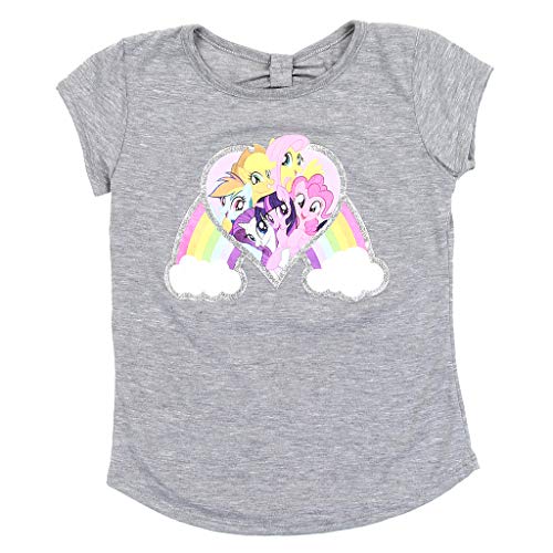 My Little Pony Little Girls' Rainbow Glitter Tee