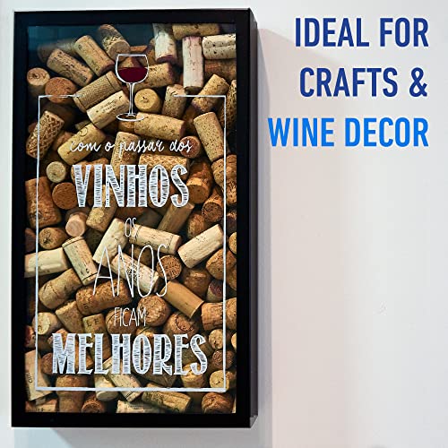 Premium Recycled Corks, Natural Wine Corks From Around the Us - 250 Count