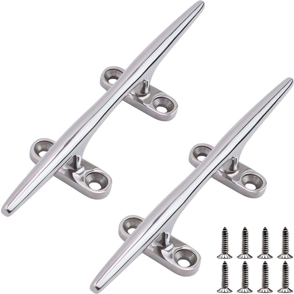 Laorde Boat Cleats 316 Stainless Steel Folding Dock Cleats