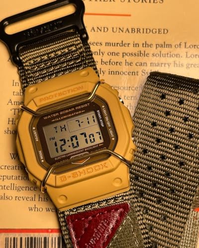 Image of Quick Release Watch Band Strap for Casio F-91W F-94W F-105W F-84W W-735H W-800H SGW-300H SGW-400H A158WA AE-1000W,18mm Leather Hook & Loop Casio strap