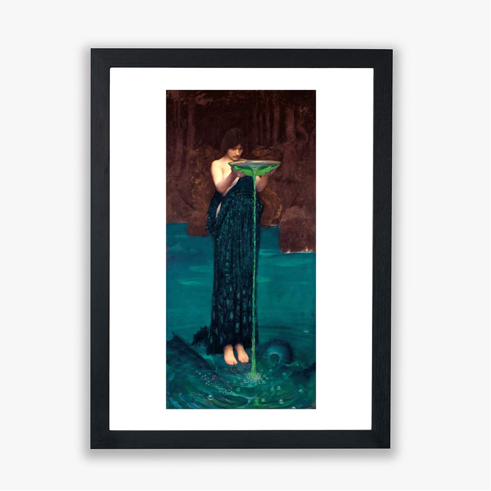 Poster giclée Circe Invidiosa par John William Waterhouse, impression encadrée XL