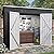 VONZOY 8x4 FT Outdoor Storage Shed,Metal Shed Garden Shed with Lockable Door for Bike, Garbage Can,Tool Shed for Patio, Backyard, Lawn(Grey)