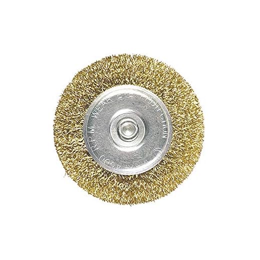 Mtx Escova Circular De Aco Carbono 60 Mm Haste 6 Mm