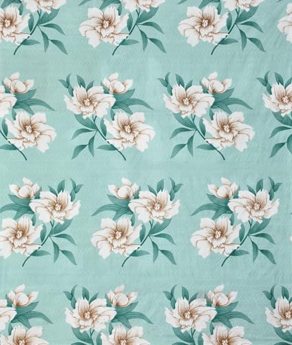 Image of VAS COLLECTIONS Cotton Feel Ultra Soft Mattress Protector Single Bed, 72x36 Inches | Breathable - Hypoallergenic Fitted Bed Protector /Mattresses Cover (72 inchx36 inch - Single, Light Green)
