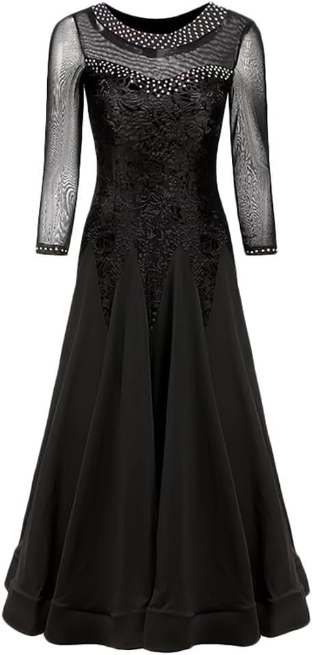 Women Modern Waltz Tango Smooth Ballroom Dance Dress Competition Smooth Standard Waltz Tango Outfit