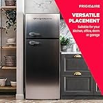 Frigidaire, 2 Door Apartment Size Refrigerator/Freezer Combo, 7.5 cu ft, Platinum Series, Stainless, 23" D x 21.5" W x 55.5" H - Image 5