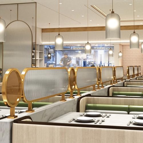 Séparateur d'écran de confidentialité demi-mur élimine le vis-à-vis en restaurant