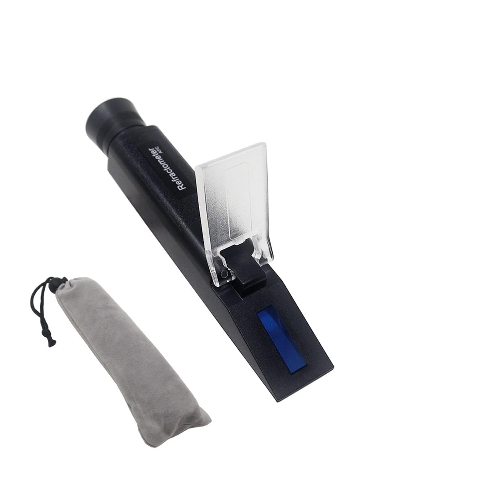CUDTAPI 12-30% Water Honey Refractometer With Calibration ATC Refractometer Honey Moisture Meter Tester With Cloth Carrying Bag