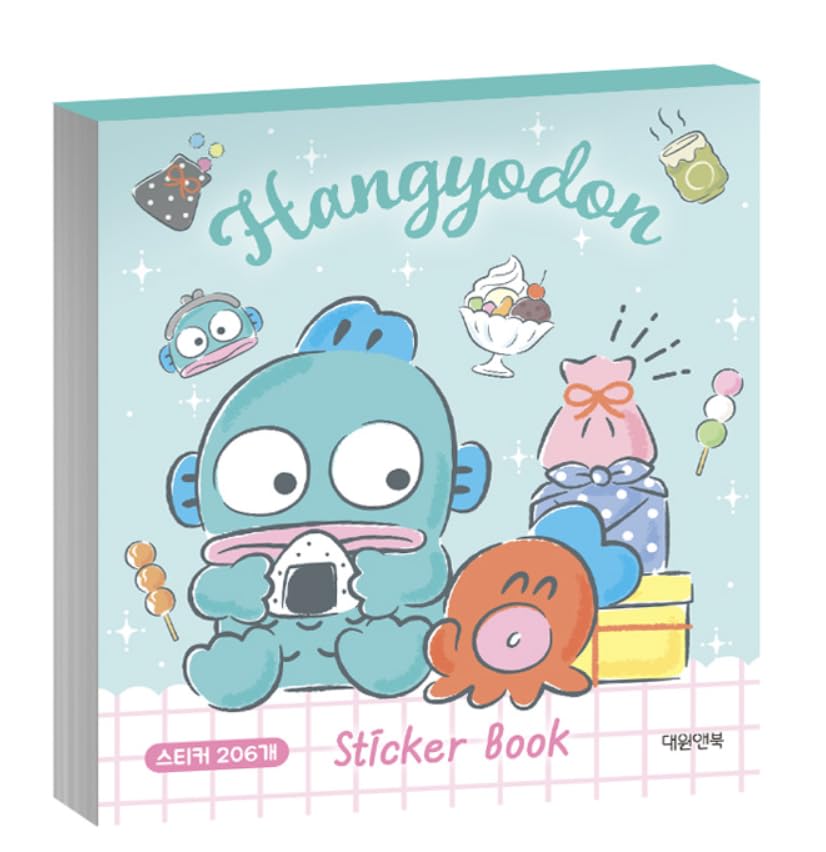 Hangyodons Mini Sticker Book - Officially Licensed - Assorted 206 Stickers