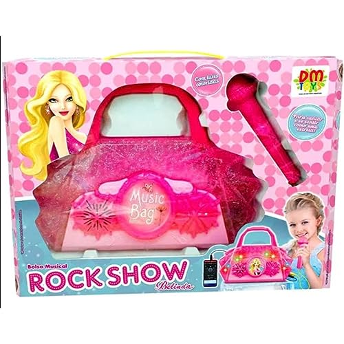Bolsa Musical Rock Show Belinda com Microfone, DM Toys