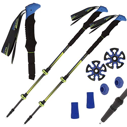 Bâtons de trekking pliables en carbone pour vos randonnées et voyages en montagne