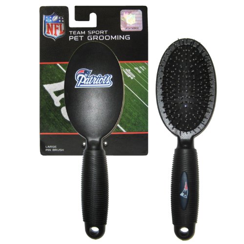 Image of Pets First NFL New England Patriots Pet Grooming Brush