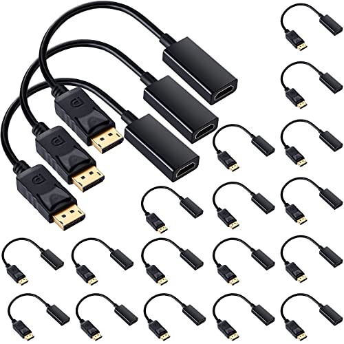 Chuangdi Adaptador DisplayPort a HD Video Cable 20 Unidades miniatura 1