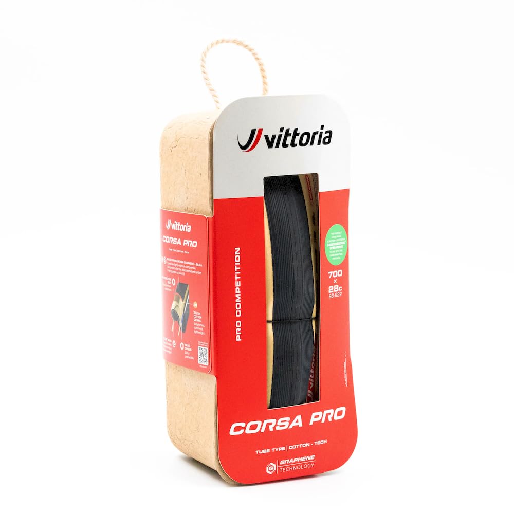 Pneumatico da strada Vittoria CorsaPro Tan/Blk/Blk 30-622/700x30c pieghevole tubo G2