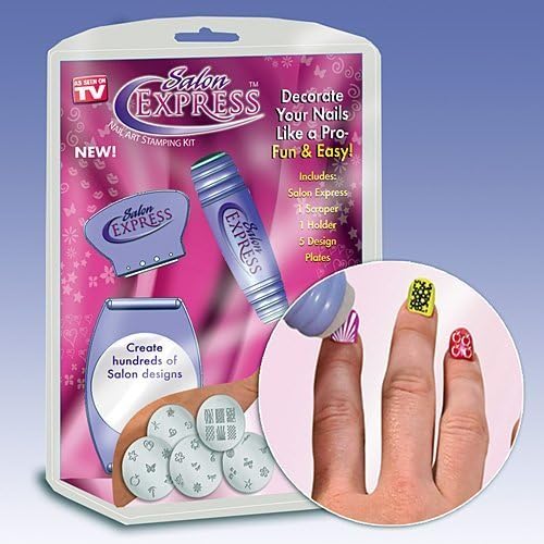 Salon Express Nail Stencil Kit