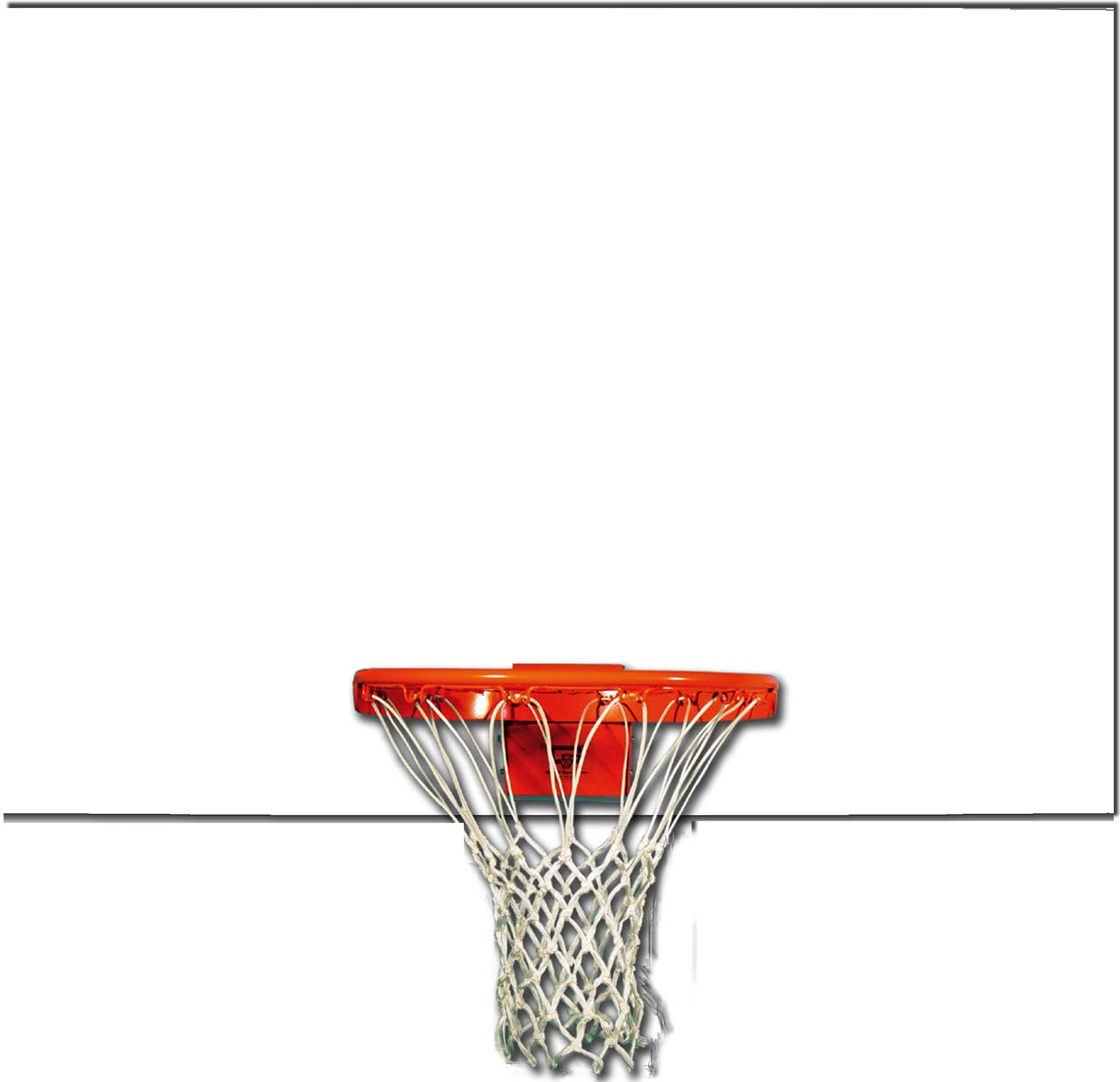 Playground Unmarked Steel Basketball Backboard 42” x 60” Rectangular Steel Backboard with White Powdercoat Finish