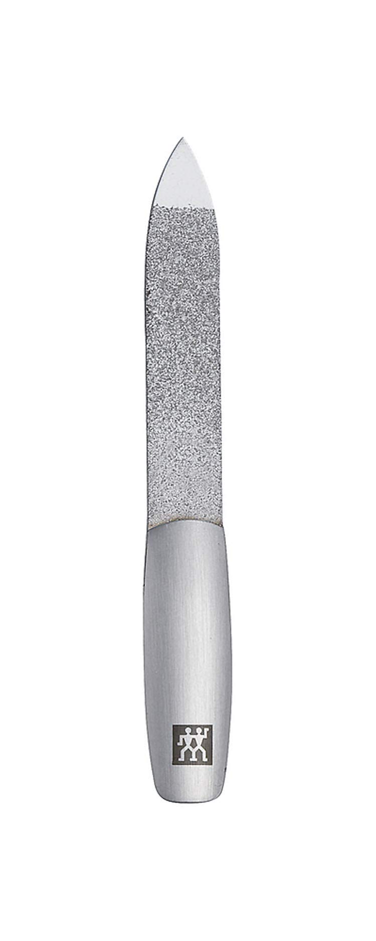 Zwilling Twinox Schminktasche Kosmetiktasche 3-tlg. schwarz Kombi-Nagelschere Pinzette schräg Saphir-Nagelfeile