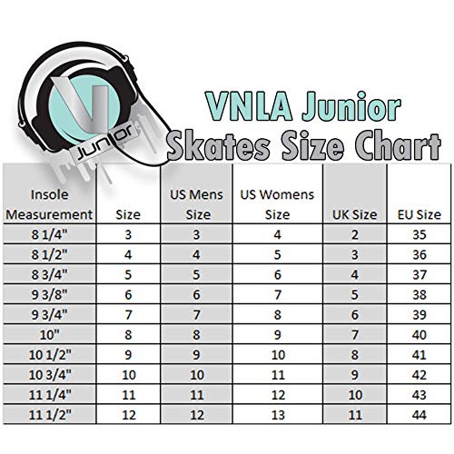 VNLA Junior Zona Rosa Jam Skates for Men and Women - Indoor Unisex Roller Skates for Tricks and Rhythm Skating (Men 11 / Women 12) - Thumbnail 7