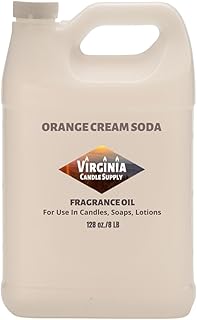 Orange Cream Soda Fragrance Oil (Our Version of The Brand Name) (8 LB Jug) for Candle Making, Soap Making, Tart Making, Room Sprays, Lotions, Car Fresheners, Laundry Detergent,Fabric Softener