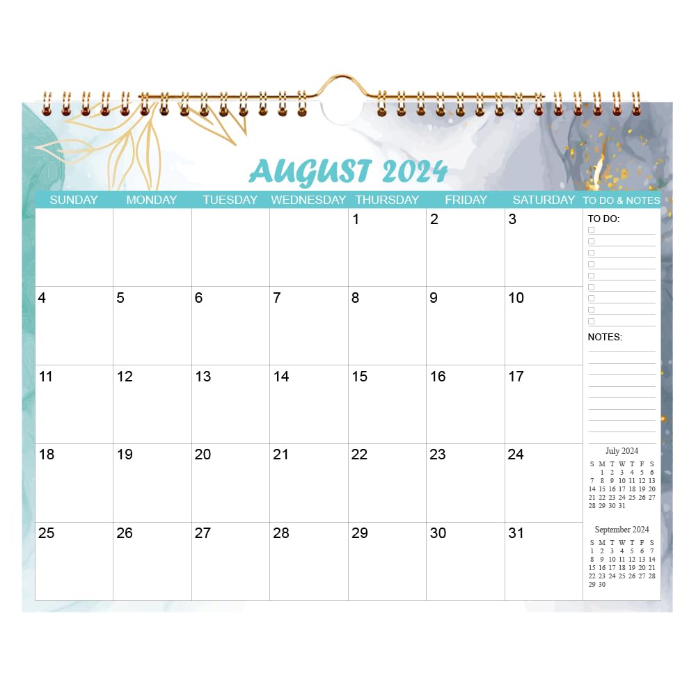 2024-2025 Calendar - 17 Months Calendar 2024-2025 from August 2024 - December 2025, Wall Calendar 2024-2025 with Thick Paper, 11.5" x 14.5", Watercolor