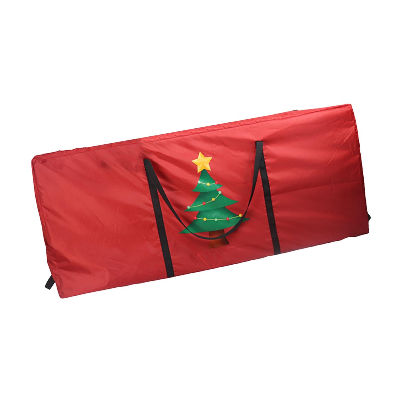 Borsa Portaoggetti per Albero di Natale, Portaoggetti per Decorazioni per Albero di Natale, Trasportino, Addobbi Natalizi, Traslochi per Feste, Ciondo, Albero Rosso