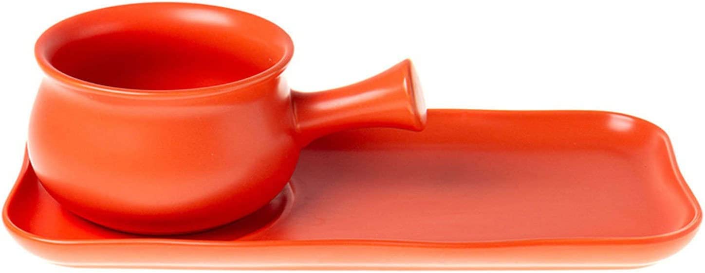 Miska na płatki, miska na zupę, miska na herbatę, francuska miska na zupę cebulową z uchwytem na śniadanie, ceramiczne miski śniadaniowe i zestaw talerzy do płatków owsianych deser owocowy kanapka śni