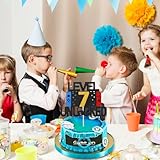 Prasacco 7th Birthday Cake Topper Gaming Cake Topper Personalized Happy Birthday Cake Topper Decoration Birthday Game Party Supplies for Kids Boys - Image 5