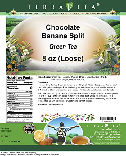 Té verde con sabor Chocolate Banana Split 8 oz miniatura 2