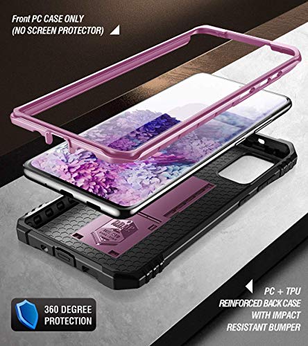 Coque Samsung S20+ antichoc violette protège efficacement des chutes