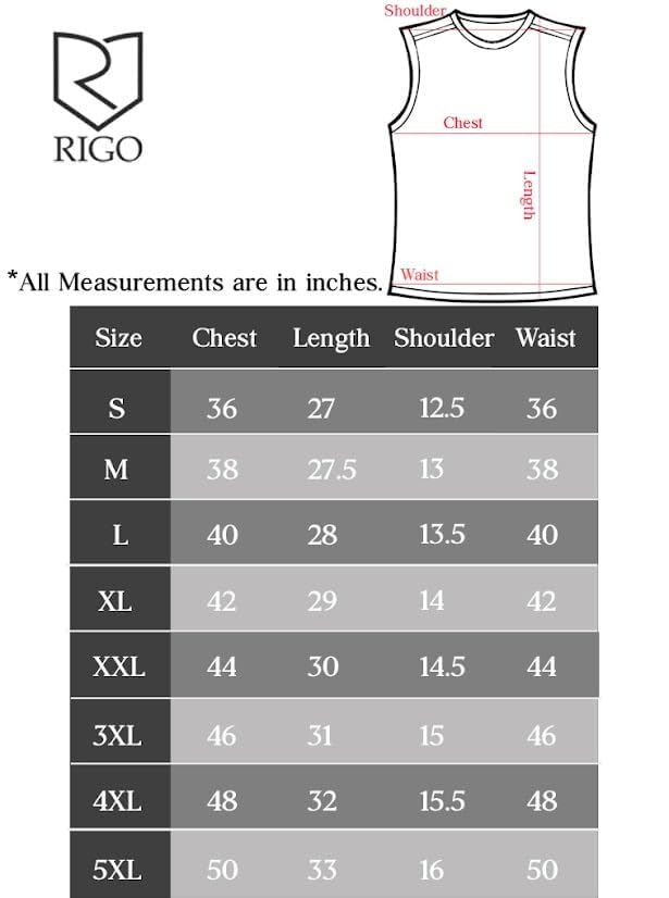 Image of Rigo Stylish Cotton Printed Vest for Men | Round Neck,Regular Fit, Sleeveless T-Shirt Vest for Men | Casual Innerwear Sando for Men & Boys - Perfect for Workouts Gym, Vacations, and Beaches