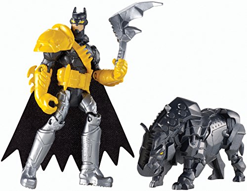 Batman Unlimited: Batman and Axe Rhino Action Figures