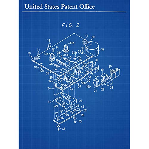 Artery8 Walk Man Cassette Tape Recorder 1989 Internal Music Patent Art Print Canvas Premium Wall Decor Poster Mural