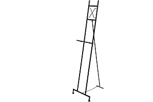 Deco 79 Black Metal 3 Tier Floor Standing Display Easel