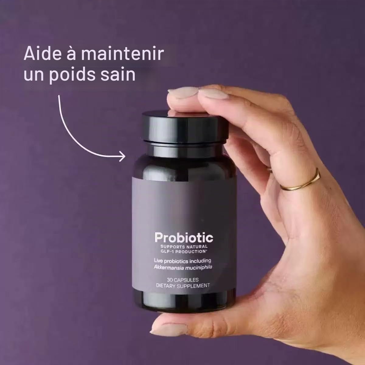 Probiotique avec fibre prébiotique pour la perte de poids – Soutient naturellement la production de GLP-1 et réduit l'appétit, libération retardée, pour hommes et femmes