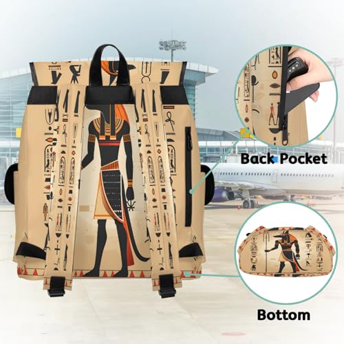 TropicalLife Old Ancient Egyptian Travel Laptop Backpack for Men and Women, Lightweight Computer Casual Daypack Backpacks Nurse Teacher Gym Hiking Work Bag3