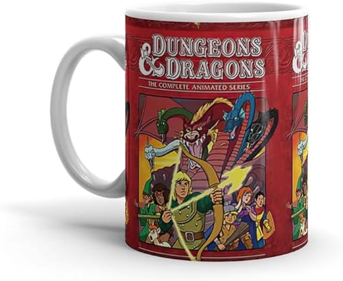Miniatura 2 de Taza de café de cerámica blanca Calabozos Fiesta Vacaciones y Taza Dragones Hogar Boda 15 11 Oz Lavavajillas Té Cumpleaños Microondas