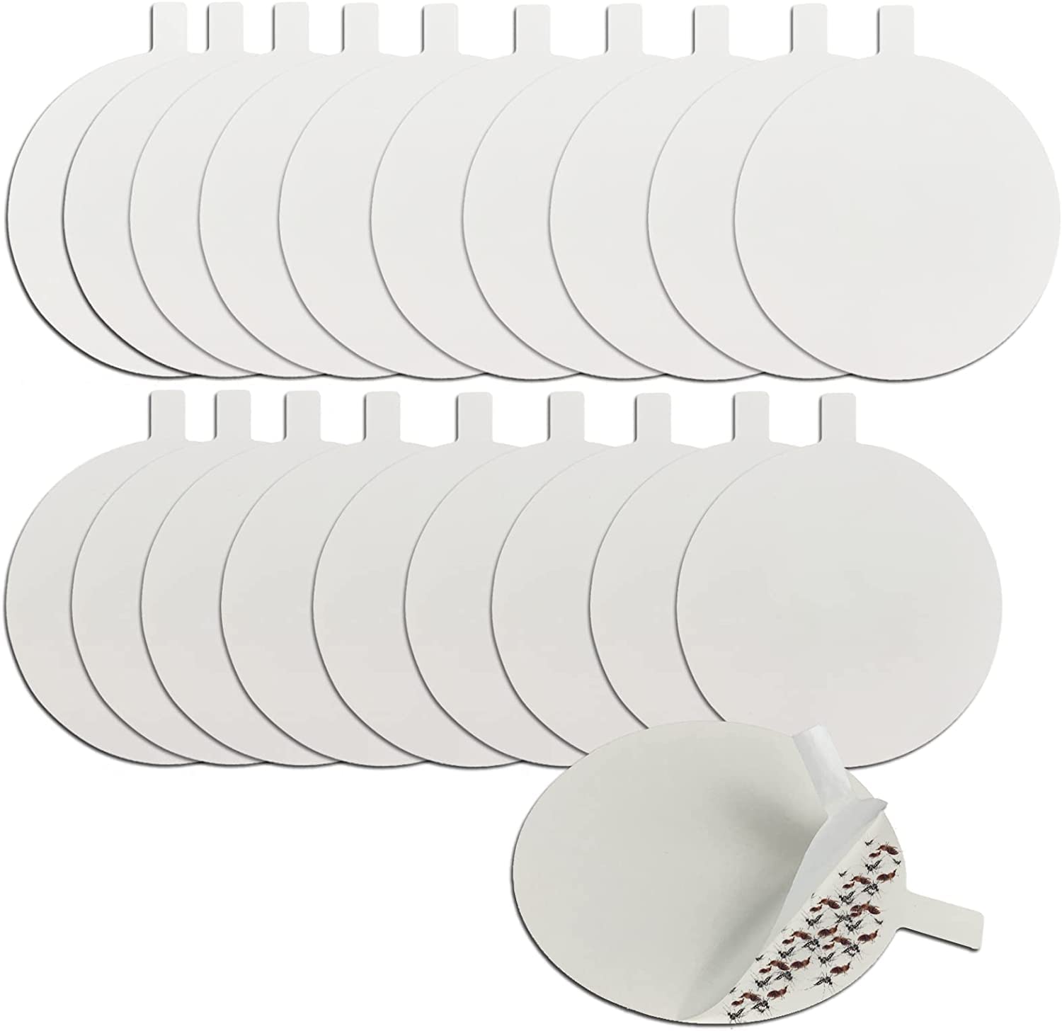 36Pcs Refill Glue Boards 4.3" Sticky Glue Pads Compatible with Katchy, Fenun and Other Models Indoor Mosquito Insect Trap, Bug Catcher Replacement Glue Boards, Mosquito Lamp Refillable Glue Pads