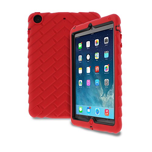 Gumdrop Cases Custom Frame Protective Case for iPad 2/3/4 - Red/Black (CUST-DTPD3-RED_FRM-PD3-BLK)