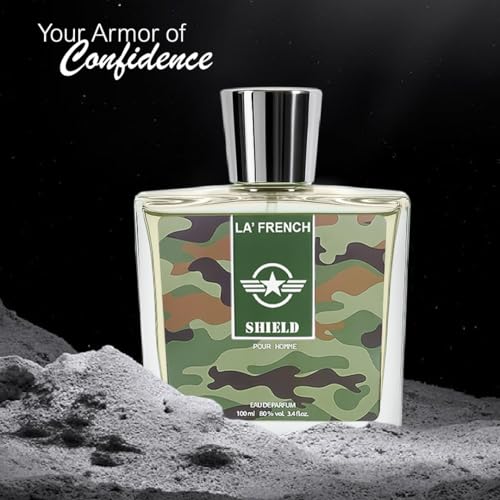 Image of La French Shield & Resist Perfume for Men, Pack of 2 (100ml Each) | Eau De Parfum | Premium, Long Lasting | Intense Fresh Masculine Fragrance | Suitable for All Occasions