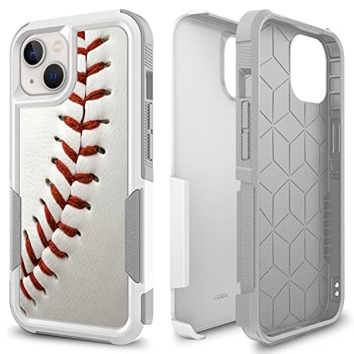 Candykisscase Handyhülle für iPhone 13, Baseball-Sportmuster, stoßabsorbierend, hartes PC und inneres Silikon, Hybrid, doppellagig, Armor Defender Case für iPhone 13 (6,1 Zoll) Candykisscase Handyhülle für iPhone 13, Baseball-Sportmuster, stoßabsorbierend, hartes PC und inneres Silikon, Hybrid, doppellagig, Armor Defender Case für iPhone 13 (6,1 Zoll)