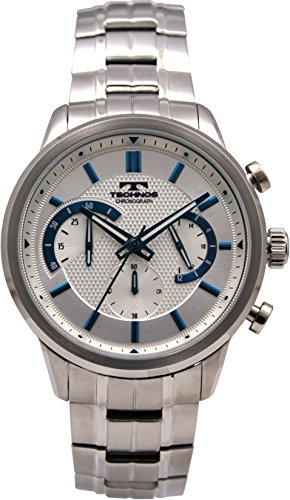 Montre homme chronographe argent T6591SS cadran acier chic