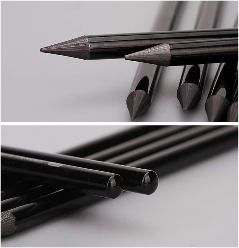 YYMIYU Full Graphite Pencils set 6 Piece.HB/2B/4B/6B/8B/EE (lead pencil)