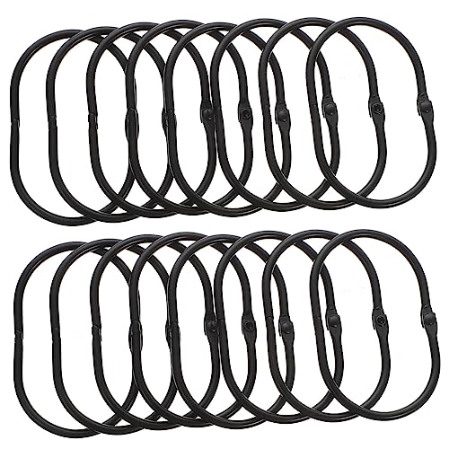 Ganchos de cortina de ducha de metal antimoho que no se oxidan 2