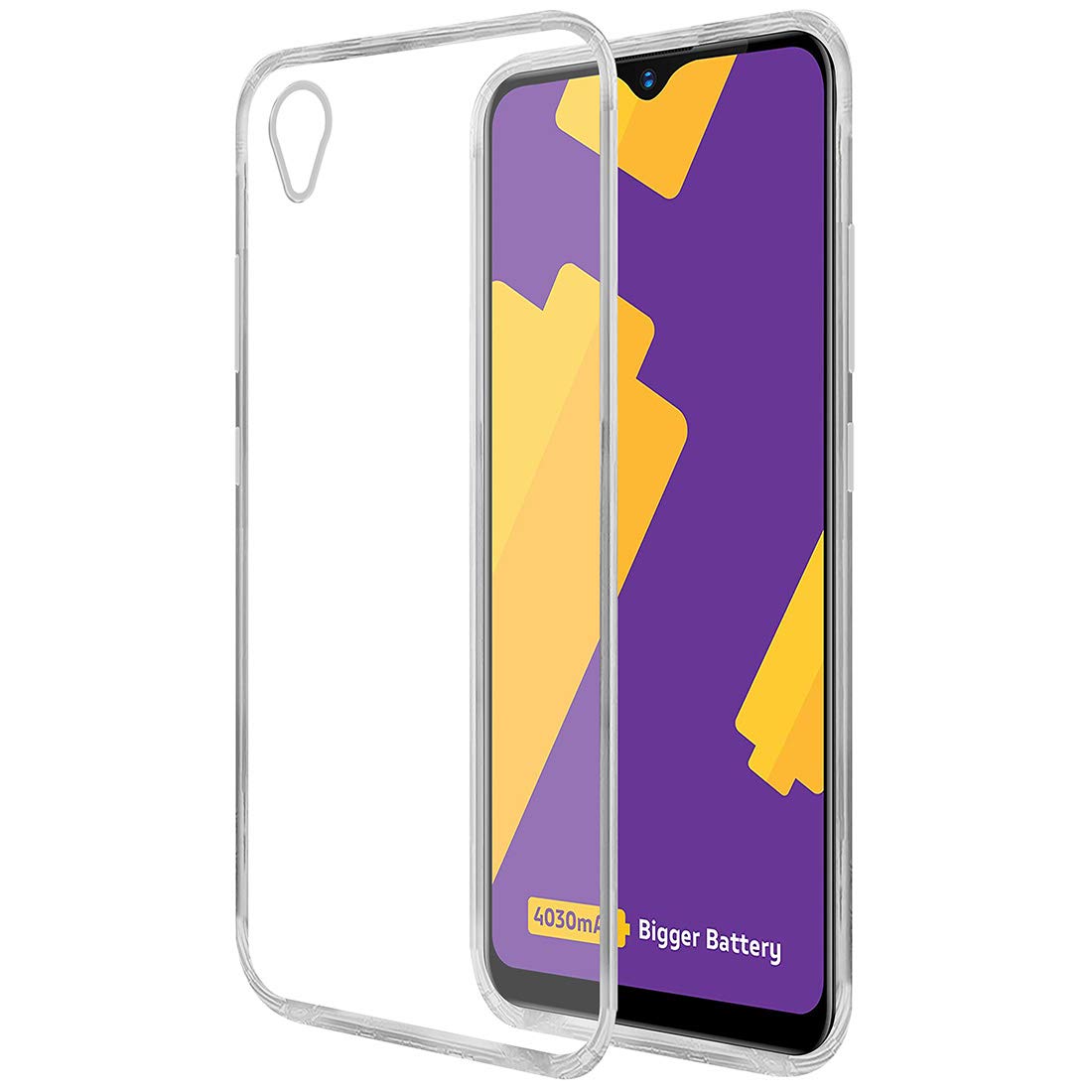 Amazon Brand - Solimo Silicone Mobile Cover for Vivo Y90 / Y91i / Y93 (Soft & Flexible Back Cover)- Transparent (B083PF2S5T) Amazon Price History, Amazon Price Tracker