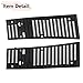 RLB-HILON 1Set Hood Cowl Top Grille Compatible with Nissan Hardbody Pickup D21 Frontier Pathfinder 1986 to 1997 Year Finisher Wiper Cowl Grille, for 66815-0S700 66814-0S700